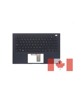 Clavier argenté rétroéclairé Français AZERTY pour ASUS VivoBook Go 15 – 90NB0ZR1-R31FR0