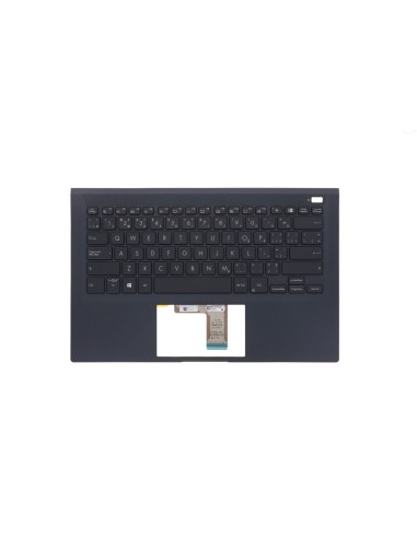 Clavier argenté rétroéclairé Français AZERTY pour ASUS VivoBook Go 15 – 90NB0ZR1-R31FR0