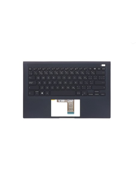 Clavier argenté rétroéclairé Français AZERTY pour ASUS VivoBook Go 15 – 90NB0ZR1-R31FR0