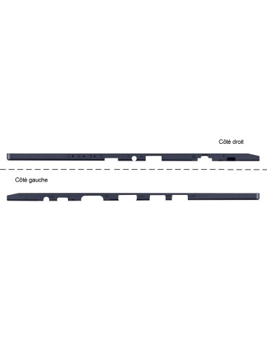 Clavier argenté rétroéclairé Français AZERTY pour ASUS VivoBook Go 15 – 90NB0ZR1-R31FR0