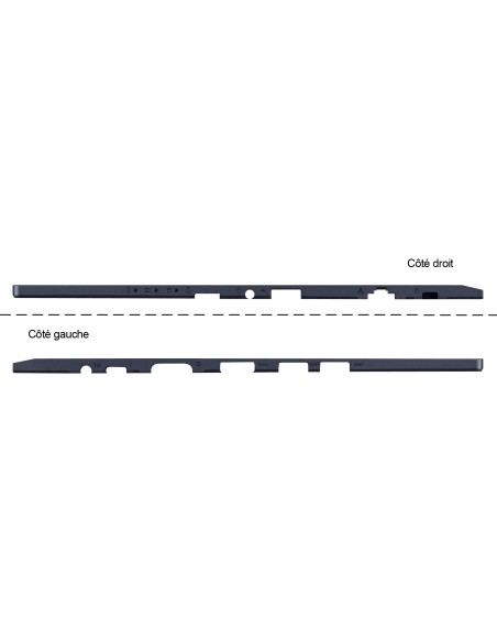 Clavier argenté rétroéclairé Français AZERTY pour ASUS VivoBook Go 15 – 90NB0ZR1-R31FR0