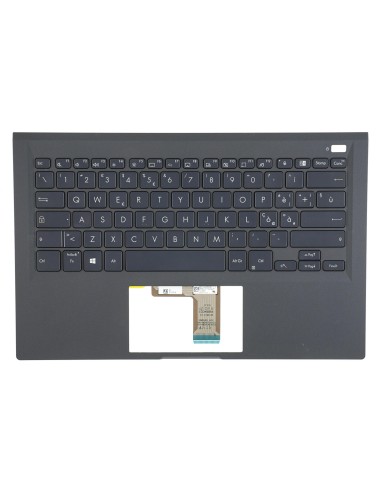 Clavier argenté rétroéclairé Français AZERTY pour ASUS VivoBook Go 15 – 90NB0ZR1-R31FR0