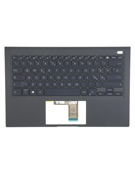 Clavier argenté rétroéclairé Français AZERTY pour ASUS VivoBook Go 15 – 90NB0ZR1-R31FR0